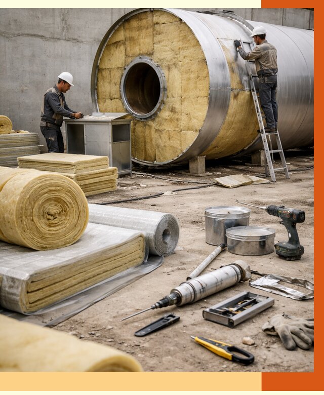 Утепление резервуара с топливом в Донецке от 30107 руб. под ключ | ТепломастерДнк