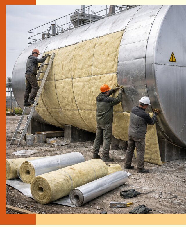 Утепление резервуаров с топливом в Донецке надежно и экономично