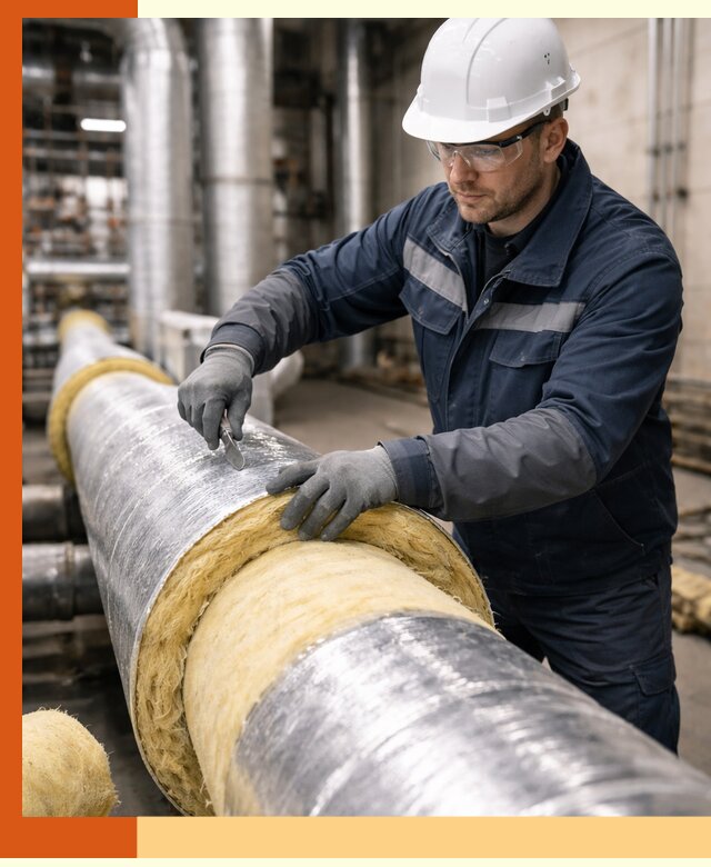 Утепление технологического оборудования и заводских установок в Донецке