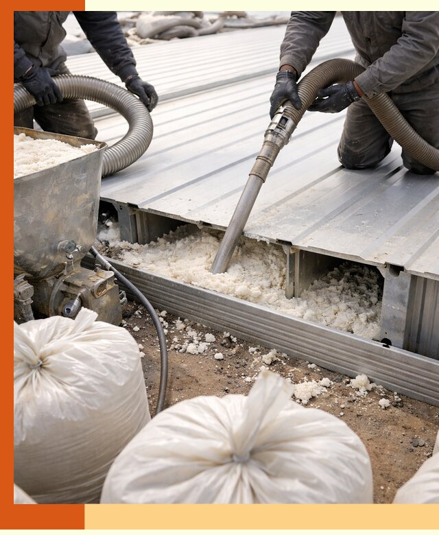 Заполнение пустот кровельных панелей пенными и мокрыми герметиками в Донецке