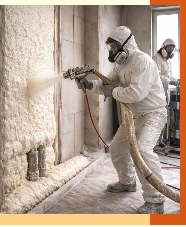 Напыление пенополиуретана в Донецке от 8211 руб./м2 — услуги и монтаж ППУ | ТепломастерДнк