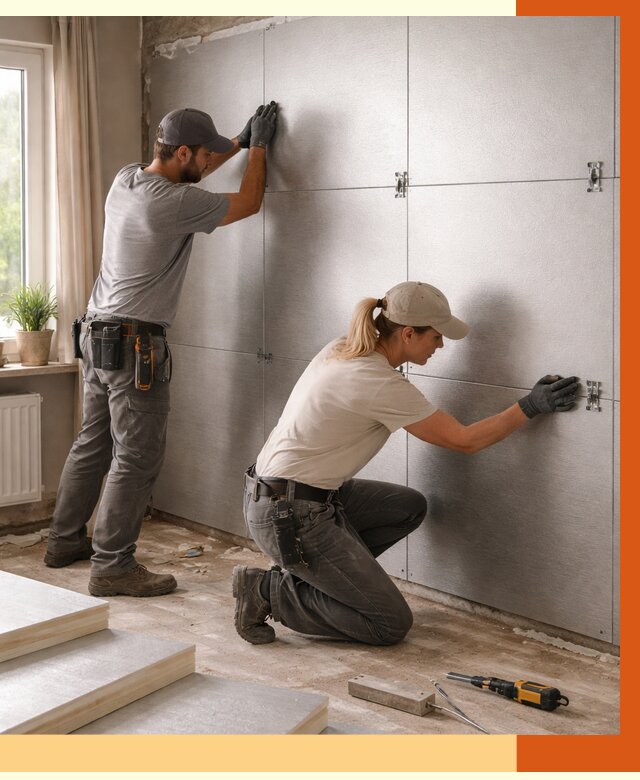 Утепление PIR панелями в Донецке от 4598 руб. под ключ | ТепломастерДнк