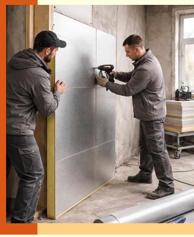 Утепление PIR панелями домов и зданий в Донецке