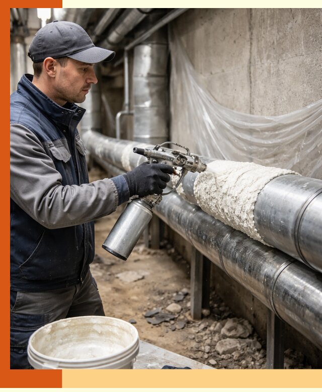 Утепление труб жидкой теплоизоляцией в Донецке