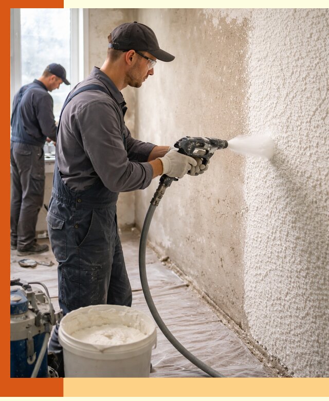 Утепление стен жидкой теплоизоляцией в Донецке для квартир и домов