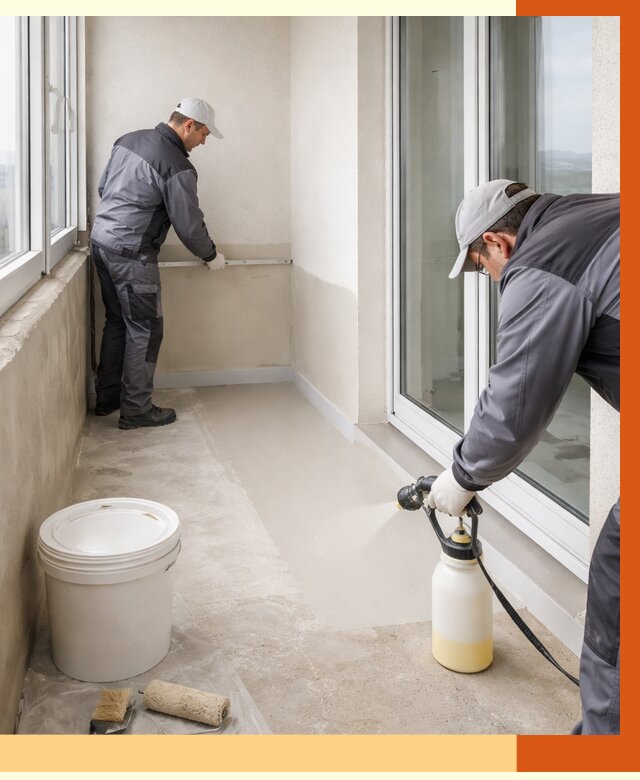 Утепление балкона жидкой теплоизоляцией в Донецке от 6295 руб./м2 | ТепломастерДнк