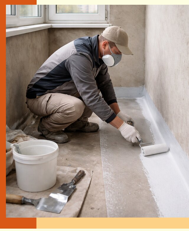 Утепление балкона жидкой теплоизоляцией в Донецке