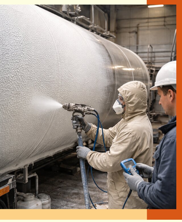 Утепление автоцистерны жидкой теплоизоляцией в Донецке от 15875 руб. под ключ | ТепломастерДнк