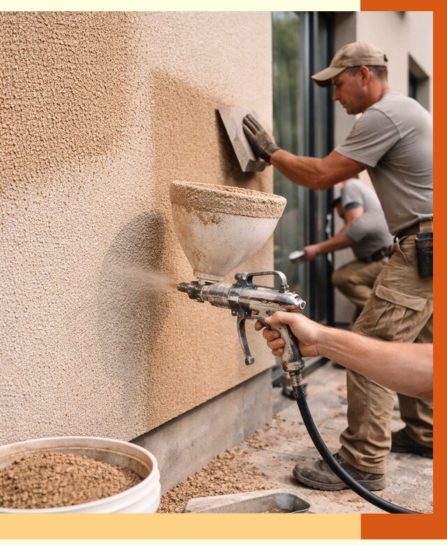 Утепление фасада жидкой пробкой в Донецке от 5255 руб./м² под ключ | ТепломастерДнк