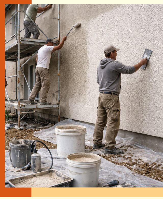 Утепление фасада жидкой пробкой в Донецке