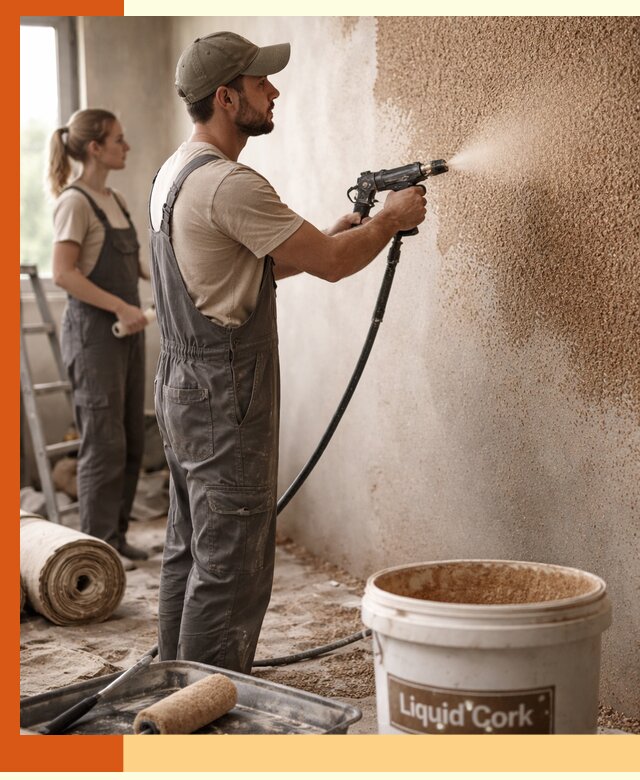 Утепление стен жидкой пробкой в Донецке эффективное и долговечное