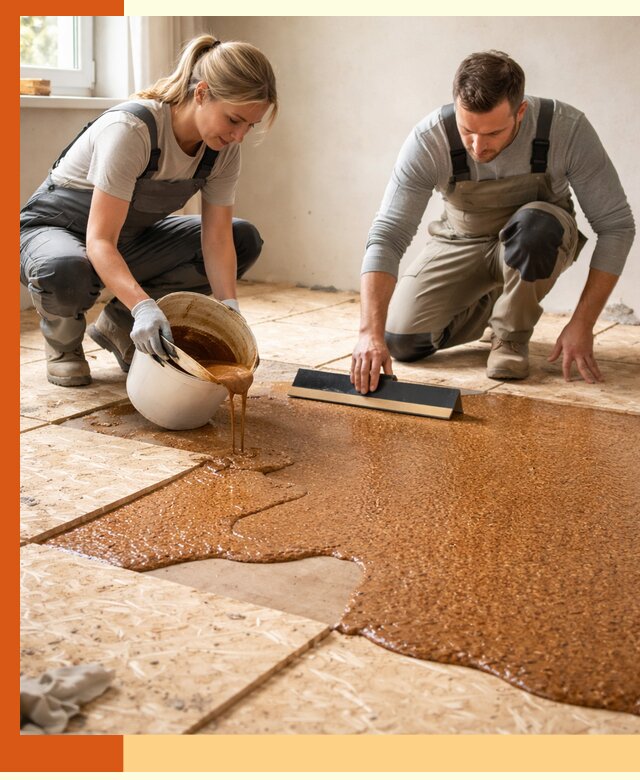 Утепление пола жидкой пробкой в Донецке для квартир и домов