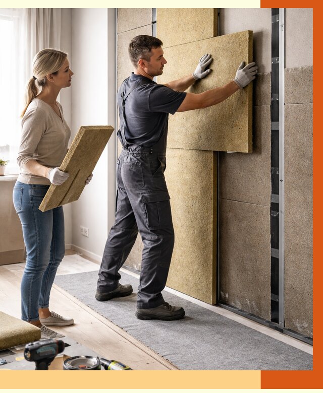 Профессиональная шумоизоляция квартиры в Донецке от 8211 руб. за м2 | ТепломастерДнк