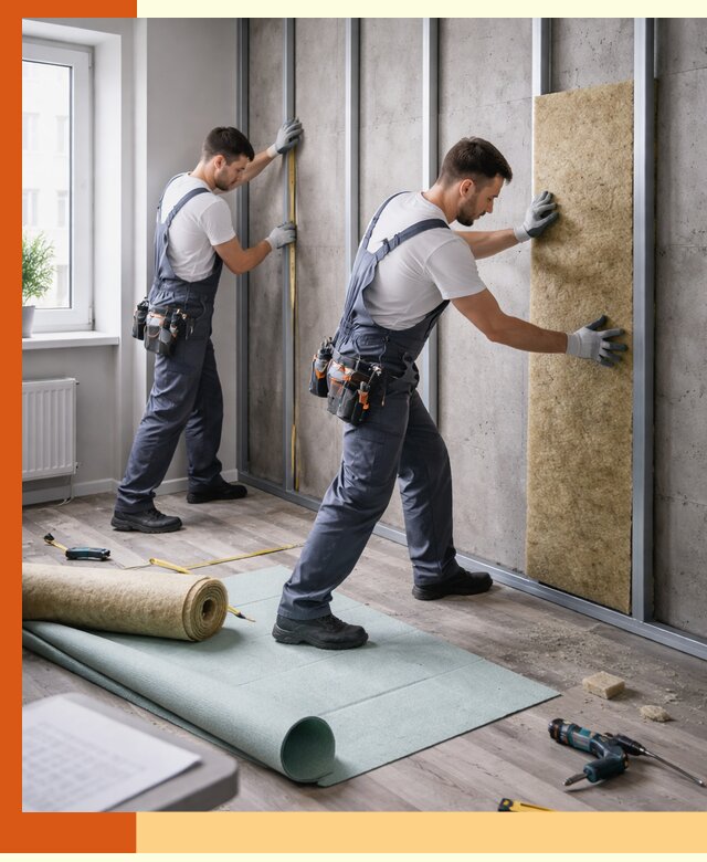 Шумоизоляция квартиры под ключ в Донецке — профессионально и гарантированно