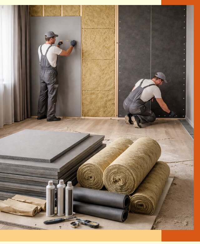 Шумоизоляция дома в Донецке от 4927 руб/м2 — комплексная звукоизоляция под ключ | ТепломастерДнк