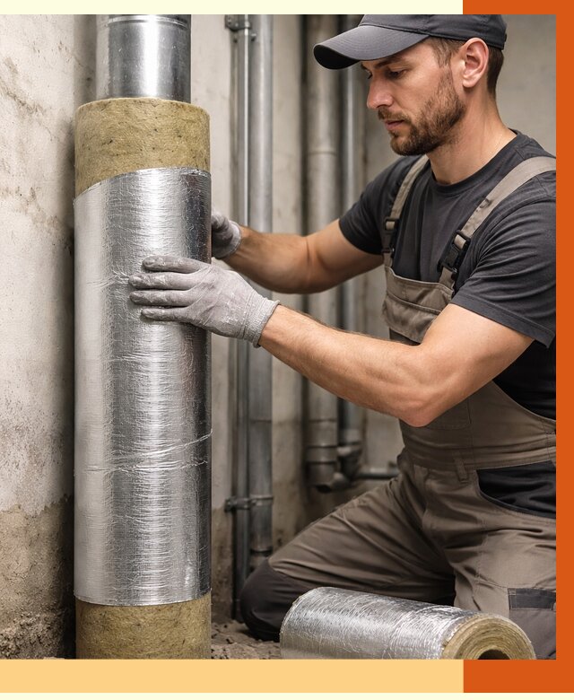 Шумоизоляция труб в Донецке от 1314 руб. — шумоподавление и звукоизоляция труб | ТепломастерДнк