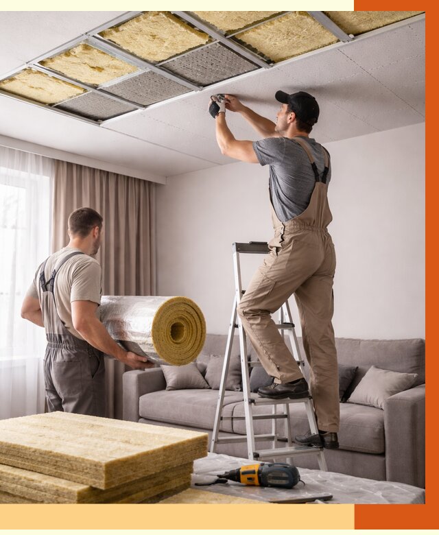 Шумоизоляция потолка в Донецке от 2463 руб. под ключ | Профессионально — ТепломастерДнк