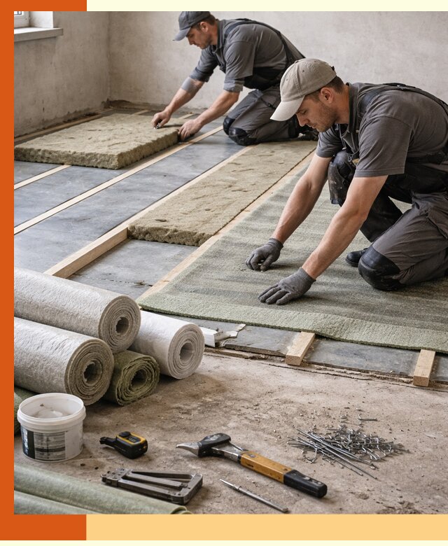 Шумоизоляция пола в Донецке — профессиональная звукоизоляция помещений