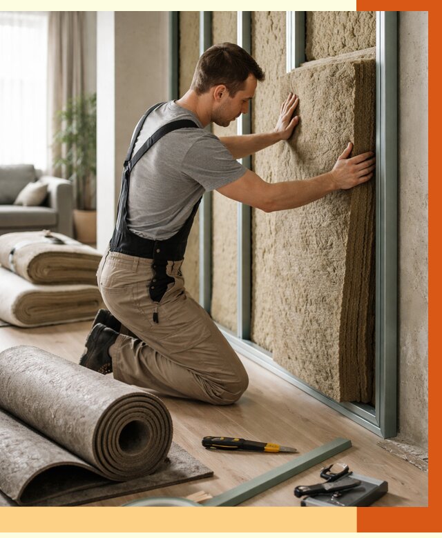 Шумоизоляция перегородок в Донецке от 1806 руб. за м2 — ТепломастерДнк