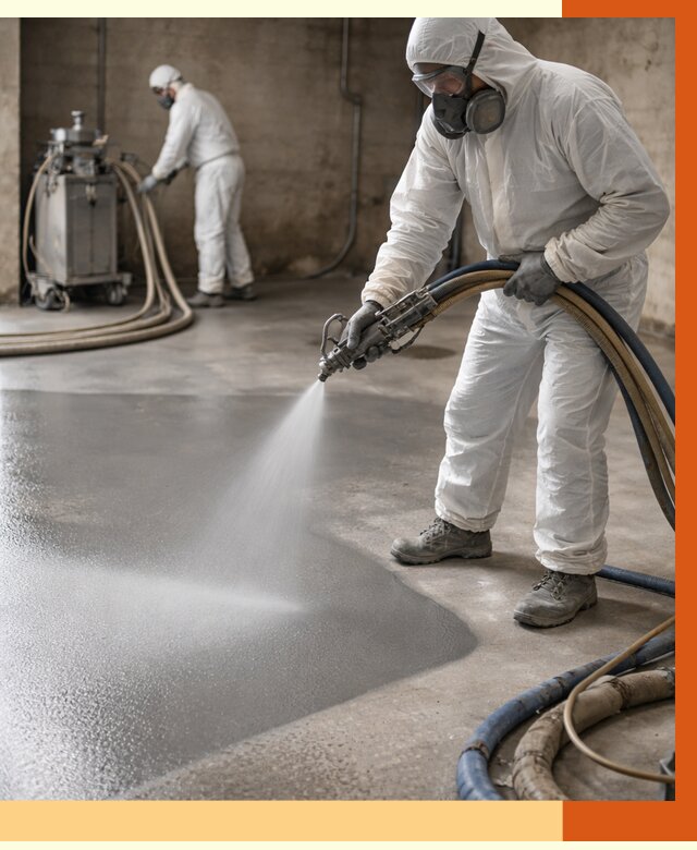 Гидроизоляция полимочевиной в Донецке от 9306 руб/м² — напыление полимерной гидроизоляции | ТепломастерДнк