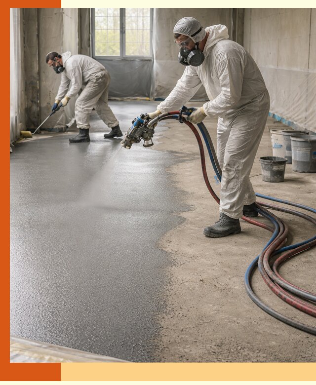 Гидроизоляция полимочевиной полов и конструкций в Донецке