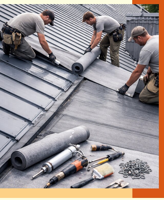 Гидроизоляция металлической кровли полимочевиной в Донецке от 9306 руб. | ТепломастерДнк