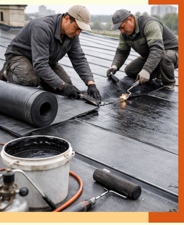 Гидроизоляция фальцевой кровли в Донецке от 8211 руб. под ключ | ТепломастерДнк