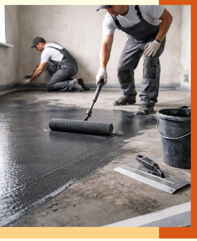 Профессиональная гидроизоляция пола в Донецке от 9306 руб. под ключ | ТепломастерДнк