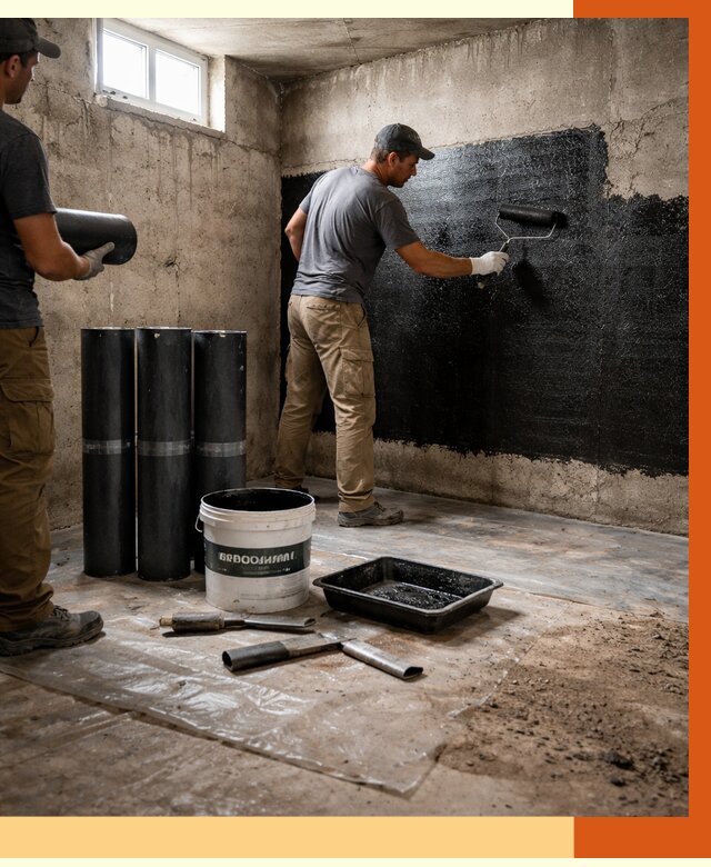 Гидроизоляция подвала в Донецке от 3832 руб. под ключ | Профессионально — ТепломастерДнк