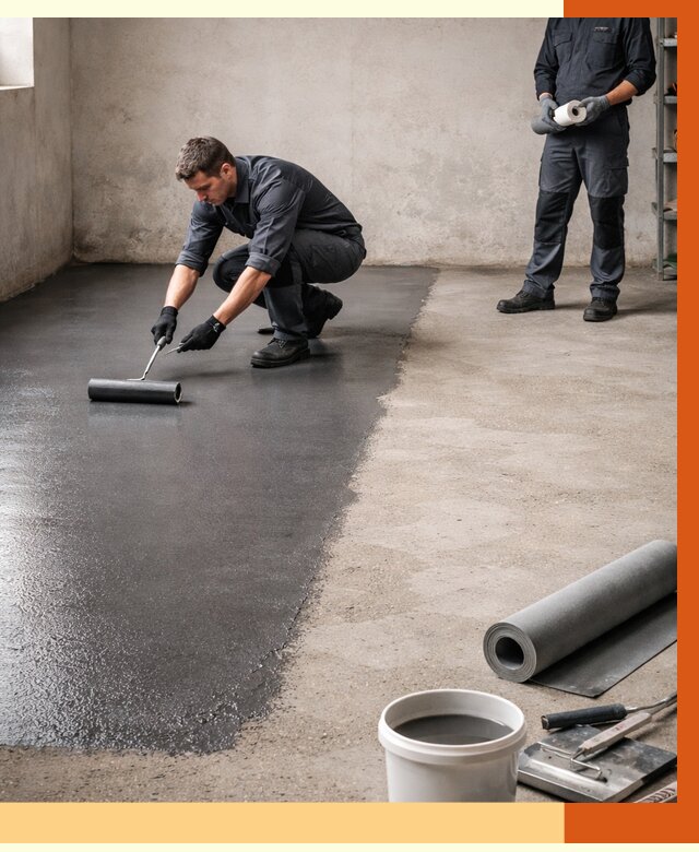 Гидроизоляция гаражного пола в Донецке от 3832 руб./м² — ТепломастерДнк профессионально