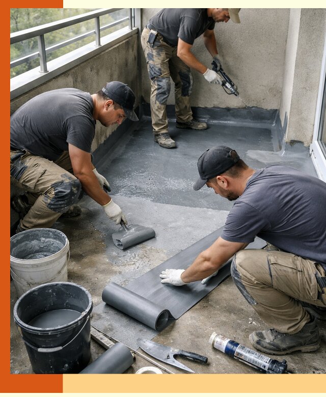 Гидроизоляция балкона в Донецке: надежная защита от протечек