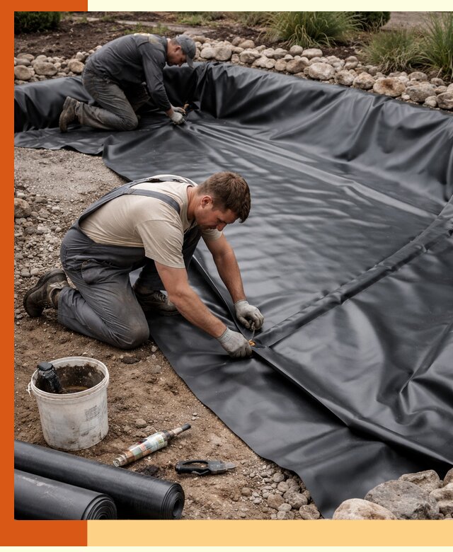 Гидроизоляция пруда в Донецке: надежная защита и герметизация