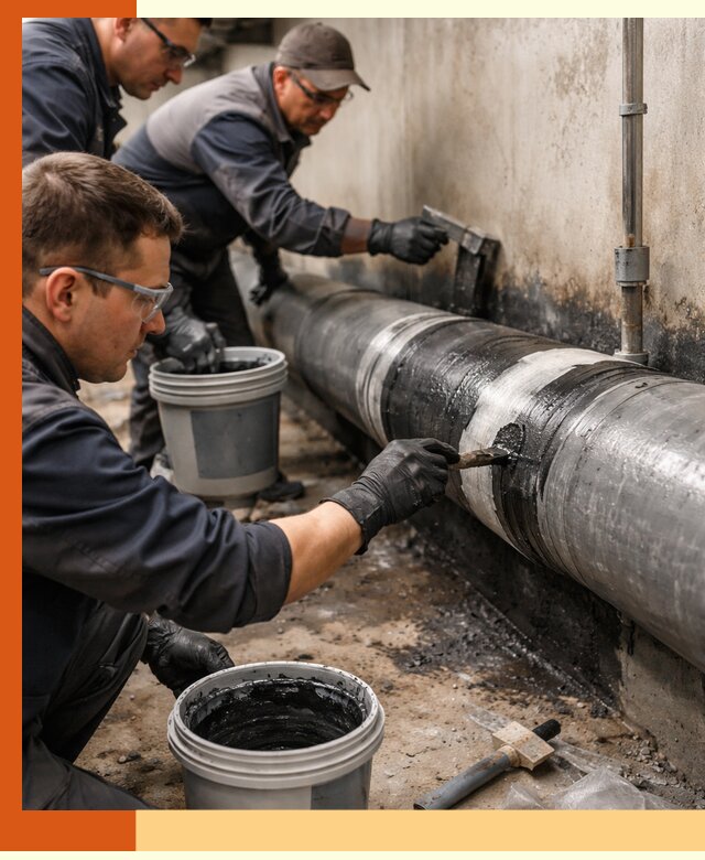 Гидроизоляция труб в Донецке — защита и герметизация коммуникаций