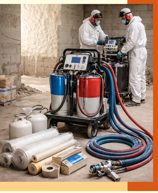 Аренда установки для напыления ППУ в Донецке от 38318 руб. | ТепломастерДнк