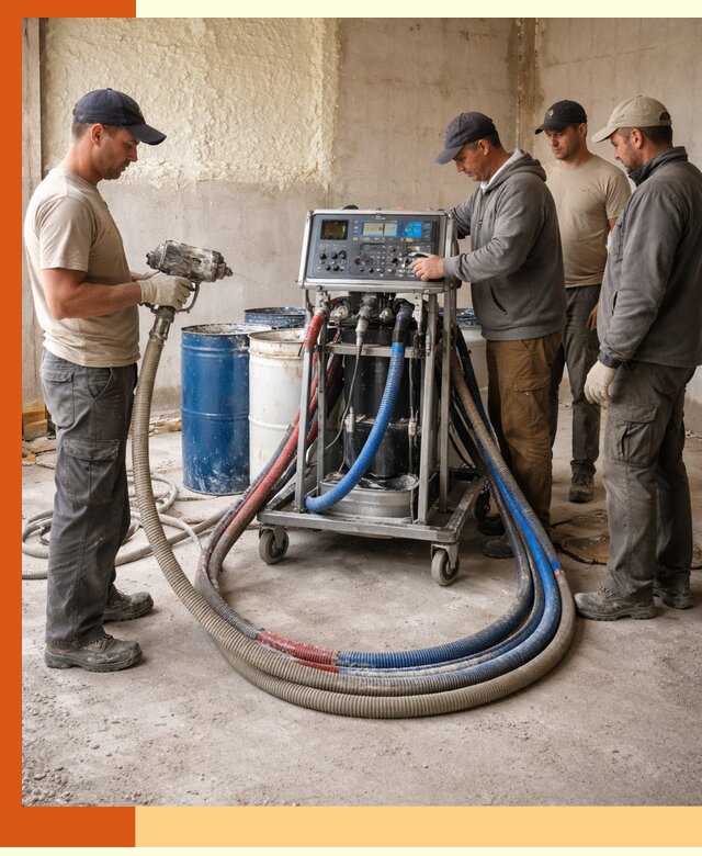 Аренда установки для напыления ППУ в Донецке на выгодных условиях